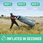 Chillbo Lazybone Inflatable Lounger - Ultimate Inflatable Couch for Maximum Chill - The Perfect Blow Up Couch for Music Festivals Or Lounger for Camping