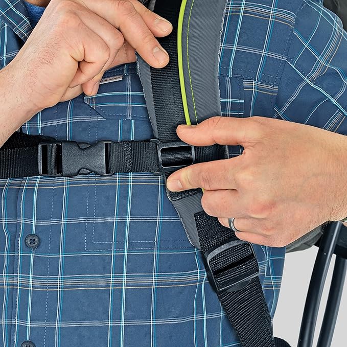 Chicco SmartSupport Aluminum Frame Backpack Carrier, Lightweight Baby Backpack Carrier, Solar/Grey