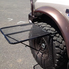 Tire Table Medium Steel Camping Table for Camp, Travel, Tailgating and Outdoor Work | Easily Holds 50 Pounds | Powder Coated Finish | No Tool or Hitch Required for Installation | 29 x 23 x 1.5