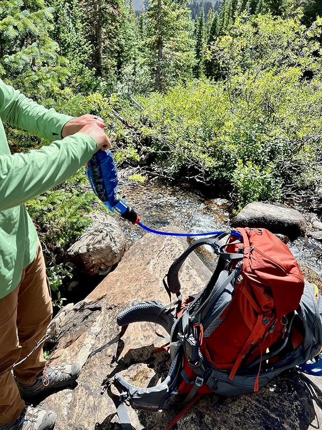 Hydration Bladder Adapter for Sawyer Squeeze Water Filters, 2 Pack – Quick Connect Reservoir Filler, Ultralight & Leak-Free for Backpacking & Hiking