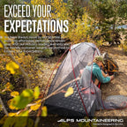 ALPS Mountaineering Trailblazer Insulated Sleeping Pad – Lightweight Backpacking Air Pad with R-Value 8, Cold-Weather Insulation, Compact Pack Size & Pump Sack for Camping and Backcountry Travel
