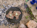 Lodge Cast Iron Cook-It-All Kit. Five-Piece Cast Iron Set includes a Reversible Grill/Griddle 14 Inch, 6.8 Quart Bottom/Wok, Two Heavy Duty Handles, and a Tips & Tricks Booklet.