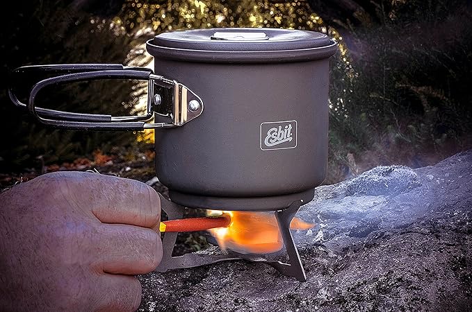 Esbit 1300-Degree Smokeless Solid 14g Fuel Tablets for Backpacking, Camping, and Emergency Prep