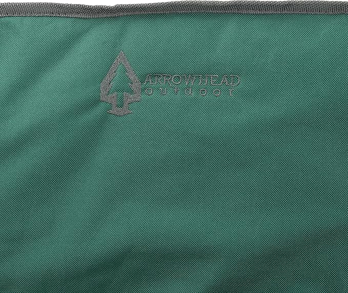 ARROWHEAD OUTDOOR Portable Folding Double Duo Camping Chair Loveseat w/ 2 Cup & Wine Glass Holder, Carrying Bag, Supports up to 500lbs