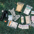 RHINO RESCUE IFAK Trauma Kit with C-A-T Tourniquet for Wound Care, Tactical First Aid Kit Molle Pouch for Military, Combat, Car, Camping, Hiking, Travel(Camouflage)