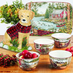 Certified International Lake Retreat 16 pc Dinnerware Set, Service for 4