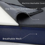 Sleeping Mats for Adults,Memory Foam Camping Trifold Mattress,Folding Pad,Machine Washable Cover,Floor Guest Bed