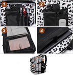 LHI Military Tactical Backpack for Men and Women 45L Army 3 Days Assault Pack Bag Large Rucksack with Molle System - Leopard