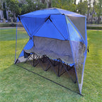 CoverU Sports Tent Pod For 3-4 People - RAIN or Sun Protection – NEW Large Pop Up Climate Canopy Shelter – Soccer, Football, Softball & Other Sporting Events and Parades - Patented and Patents Pending