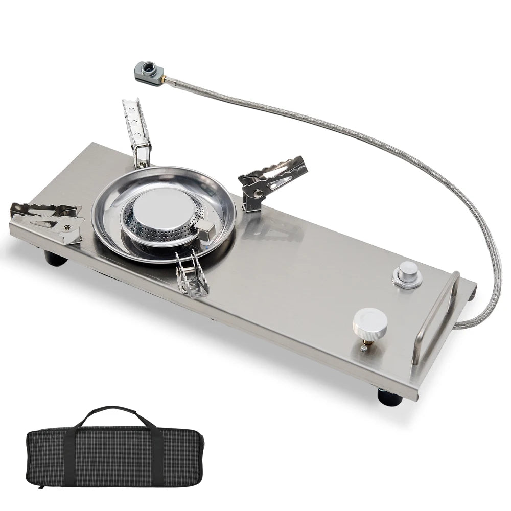Pandatour Camping IGT 0.5UNT Gas Stove Folding Outdoor Camping Equipment Table Stove One lick Ignite High Firepower Burner