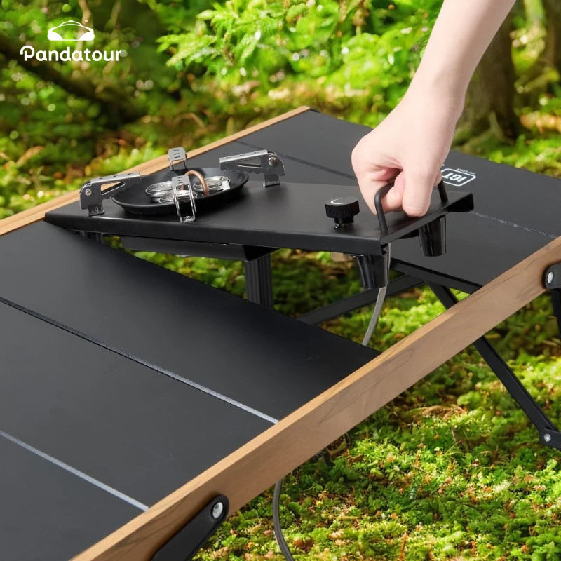 Pandatour Camping IGT 0.5UNT Gas Stove Folding Outdoor Camping Equipment Table Stove One lick Ignite High Firepower Burner