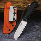 BA-KOR USA 440C steel G10 handle all-Tang outdoor camping kitchen knife + K sheath, fruit knife, hunting knife, camping knife