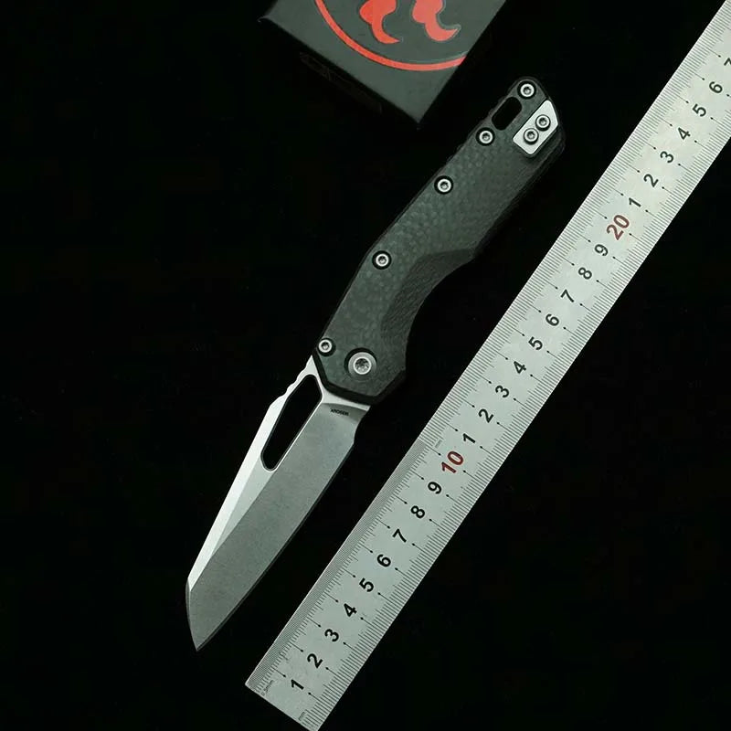 LEMIFSHE MSI Deep Mark M390MK Blade Nylon/G10/Carbon Fiber Handle Outdoor Camping Kitchen Survival EDC Folding Tool Knife