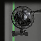 Grow Tent Fan Powerful Oscillating Ventilator Clip on Tent Fan with 2 Speed Settings for Gym Camping Kitchen RV Greenhouse