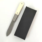 Free Wolf LS DC53 Blade Folding Pocket Knife Cow Bone Handle Camping Kitchen Hunting Outdoor EDC Tool Utility Knife