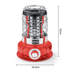 Outdoor Winter Heating Stove Gas Burner 1500W Camping Kitchen Cookware Portable Adjustable Fire Power Heater Heating Oven Burner