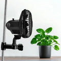 Grow Tent Fan Powerful Oscillating Ventilator Clip on Tent Fan with 2 Speed Settings for Gym Camping Kitchen RV Greenhouse