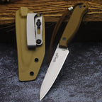BA-KOR USA 440C steel G10 handle all-Tang outdoor camping kitchen knife + K sheath, fruit knife, hunting knife, camping knife
