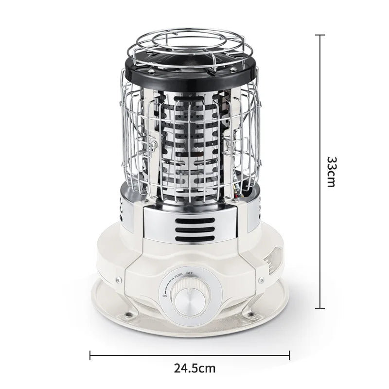 Outdoor Winter Heating Stove Gas Burner 1500W Camping Kitchen Cookware Portable Adjustable Fire Power Heater Heating Oven Burner