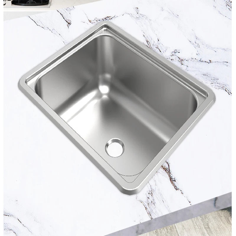 RV Table sink Stainless Steel  Wash Basin Picnic Wash Hands Ultra-light Washing Tank Outdoor Camping Kitchen Suppl