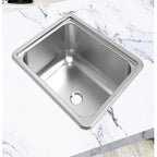 RV Table sink Stainless Steel  Wash Basin Picnic Wash Hands Ultra-light Washing Tank Outdoor Camping Kitchen Suppl
