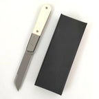 Free Wolf LS DC53 Blade Folding Pocket Knife Cow Bone Handle Camping Kitchen Hunting Outdoor EDC Tool Utility Knife