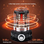 Outdoor Winter Heating Stove Gas Burner 1500W Camping Kitchen Cookware Portable Adjustable Fire Power Heater Heating Oven Burner
