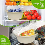 Disposable Lunch Box Paper Bowls Soup Salad Noodle Bowl Eco-Friendly Food Bowls Party Camping Kitchen Meal Preparation Container