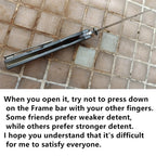 JUFULE 2025 DUK Titanium Handle Real 60+ HRC 154CM Steel Ceramic Bearings Pocket EDC Tool Camping Kitchen Outdoor Folding Knife