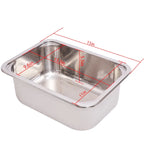 RV Table sink Stainless Steel  Wash Basin Picnic Wash Hands Ultra-light Washing Tank Outdoor Camping Kitchen Suppl
