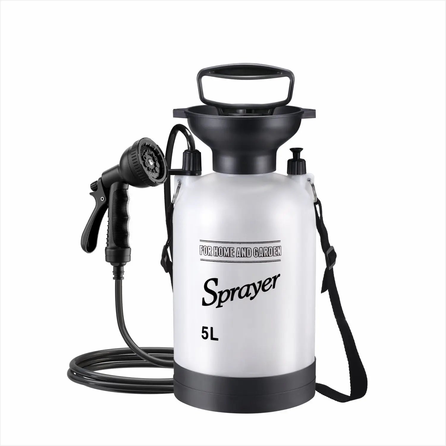 1PCS Outdoor Manual Camping Shower,3/5/8L Multi-functional Shower Pump for Pet Bath Car Wash,Portable Shower Tool with 3m Hose