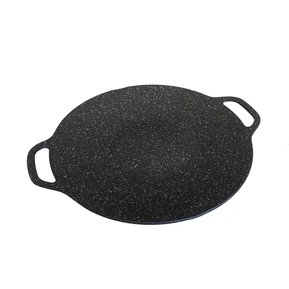 Oil Frying Baking Pan Non-stick Pancake Pan Multi-purpose Round for Outdoor Camping Kitchen Bakeware Household Tools