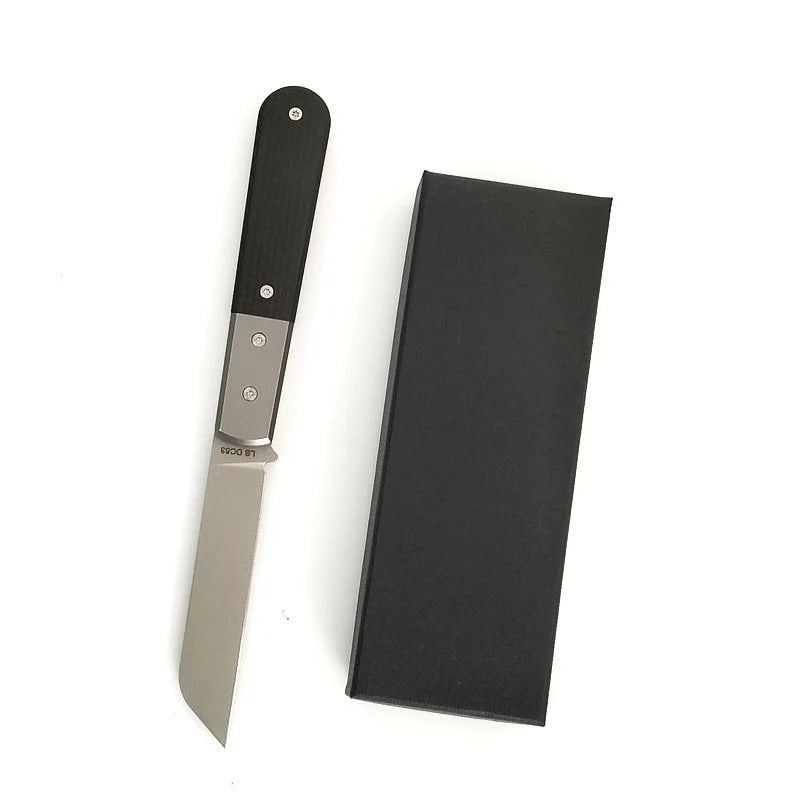 Free Wolf LI-steel DC53 Blade Carbon fiber Handle Camping Kitchen Hunting Outdoor Pocket EDC Tool Utility Folding Knife