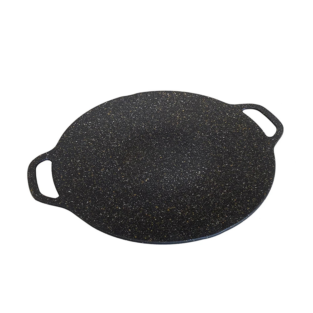 Oil Frying Baking Pan Non-stick Pancake Pan Multi-purpose Round for Outdoor Camping Kitchen Bakeware Household Tools