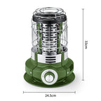 Outdoor Winter Heating Stove Gas Burner 1500W Camping Kitchen Cookware Portable Adjustable Fire Power Heater Heating Oven Burner