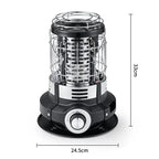 Outdoor Winter Heating Stove Gas Burner 1500W Camping Kitchen Cookware Portable Adjustable Fire Power Heater Heating Oven Burner