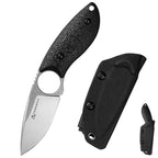 VNLA AUS10 Steel BladeKnife G10 Carbon Fiber Handle Sharp Fixed Blade Camping Kitchen Outdoor Survival Cutting Hunting EDC Knife