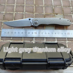 JUFULE 2025 DUK Titanium Handle Real 60+ HRC 154CM Steel Ceramic Bearings Pocket EDC Tool Camping Kitchen Outdoor Folding Knife