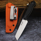 BA-KOR USA 440C steel G10 handle all-Tang outdoor camping kitchen knife + K sheath, fruit knife, hunting knife, camping knife