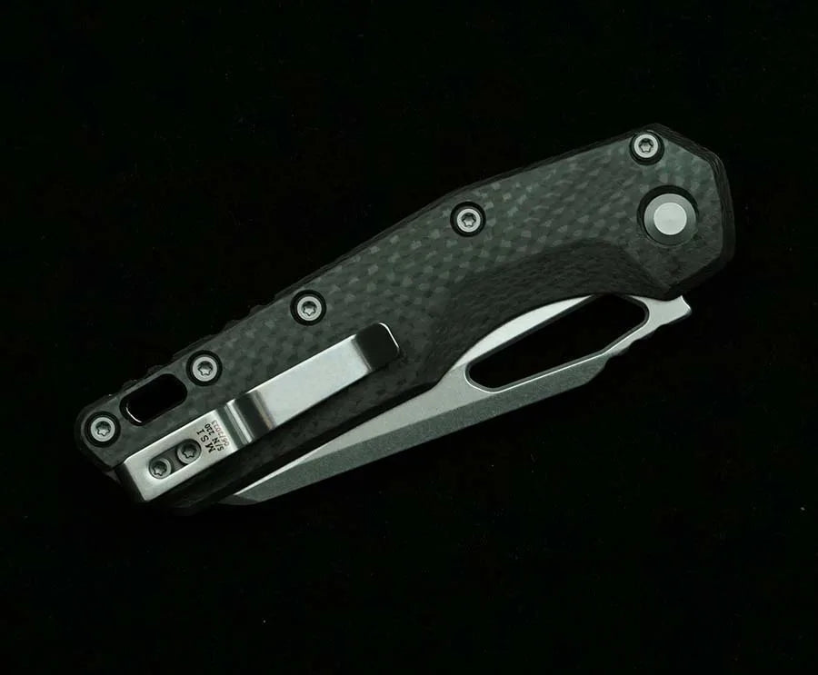 LEMIFSHE MSI Deep Mark M390MK Blade Nylon/G10/Carbon Fiber Handle Outdoor Camping Kitchen Survival EDC Folding Tool Knife