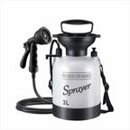 1PCS Outdoor Manual Camping Shower,3/5/8L Multi-functional Shower Pump for Pet Bath Car Wash,Portable Shower Tool with 3m Hose
