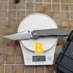 JUFULE 2025 DUK Titanium Handle Real 60+ HRC 154CM Steel Ceramic Bearings Pocket EDC Tool Camping Kitchen Outdoor Folding Knife