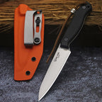 BA-KOR USA 440C steel G10 handle all-Tang outdoor camping kitchen knife + K sheath, fruit knife, hunting knife, camping knife