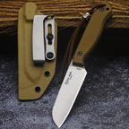 BA-KOR USA 440C steel G10 handle all-Tang outdoor camping kitchen knife + K sheath, fruit knife, hunting knife, camping knife