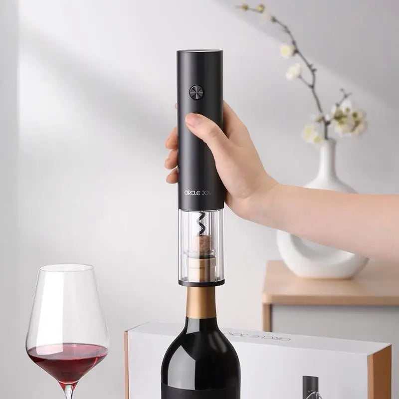 Circle Joy Electric Automatic Wine Opener Set Quick Bottle Opening Household Outdoor Camping Kitchen Accessories Gift Set