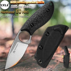 VNLA AUS10 Steel BladeKnife G10 Carbon Fiber Handle Sharp Fixed Blade Camping Kitchen Outdoor Survival Cutting Hunting EDC Knife