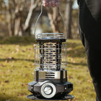 Outdoor Winter Heating Stove Gas Burner 1500W Camping Kitchen Cookware Portable Adjustable Fire Power Heater Heating Oven Burner