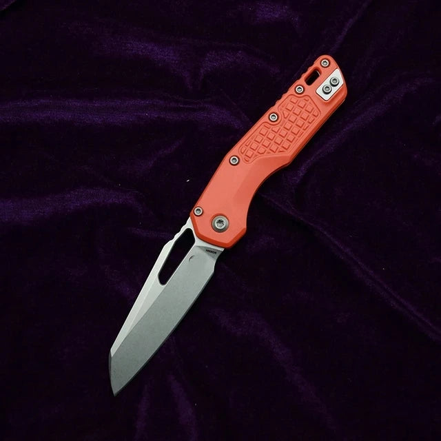 LEMIFSHE MSI Deep Mark M390MK Blade Nylon/G10/Carbon Fiber Handle Outdoor Camping Kitchen Survival EDC Folding Tool Knife