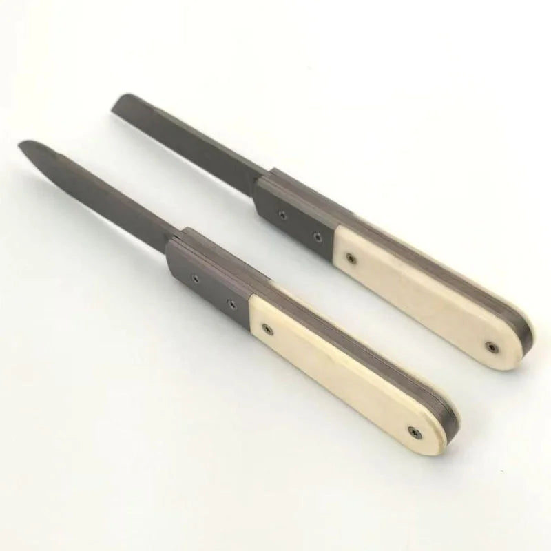 Free Wolf LS DC53 Blade Folding Pocket Knife Cow Bone Handle Camping Kitchen Hunting Outdoor EDC Tool Utility Knife